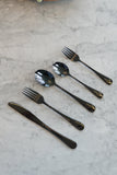 20- Piece Black Flatware Set Stainless Steel