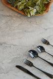 20- Piece Black Flatware Set Stainless Steel