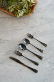 20- Piece Black Flatware Set Stainless Steel